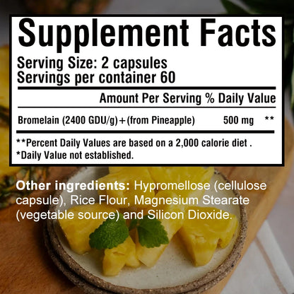 Bromelain (120 caps)
