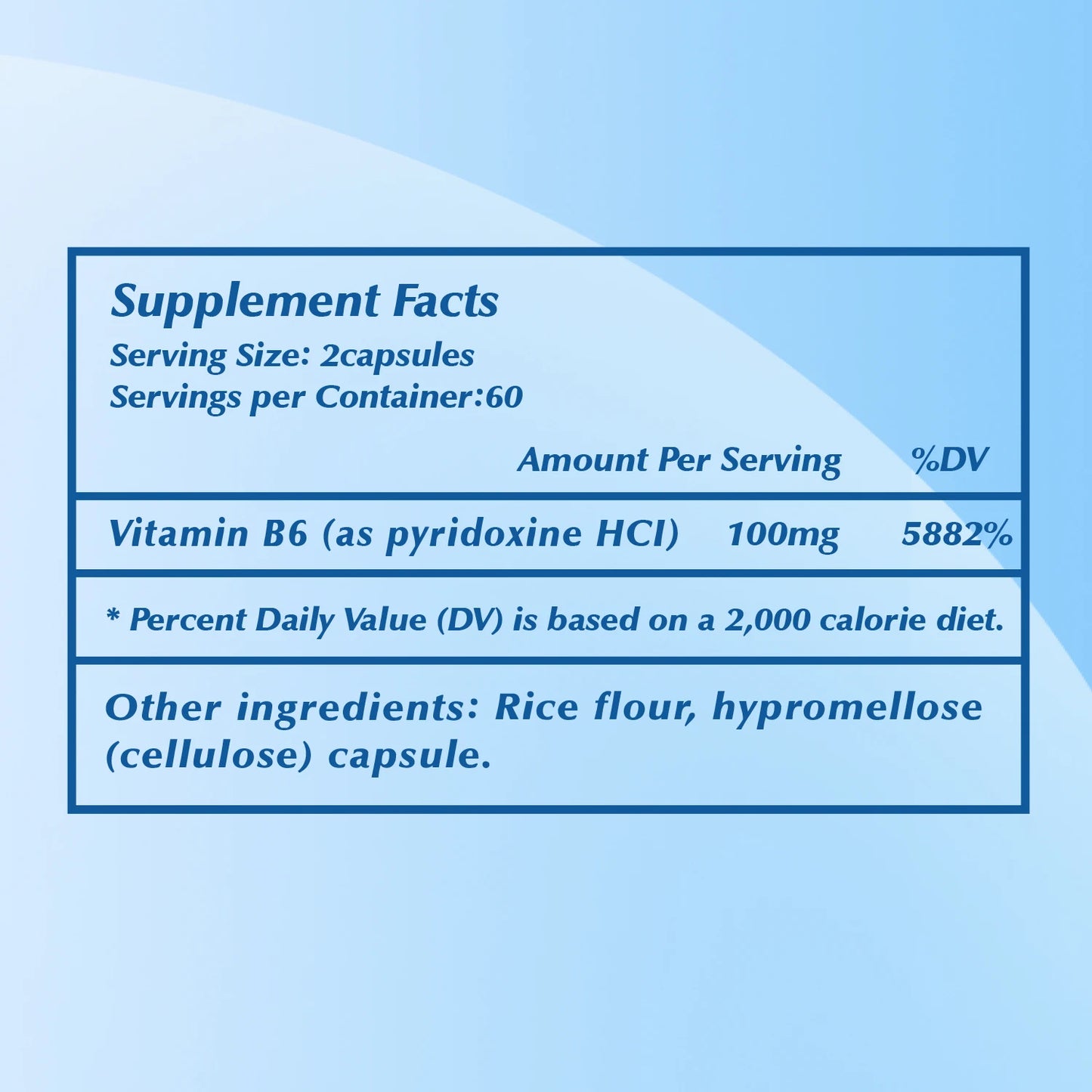 Vitamin B6 (120 caps)